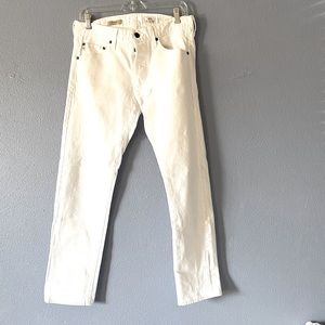 AG slim Dylan white jeans size 30 button fly
